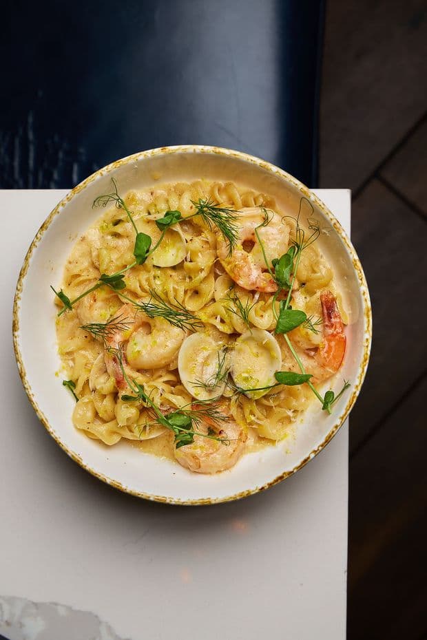 Clam Chowder Pasta at Salvatore's Cucina & Lounge