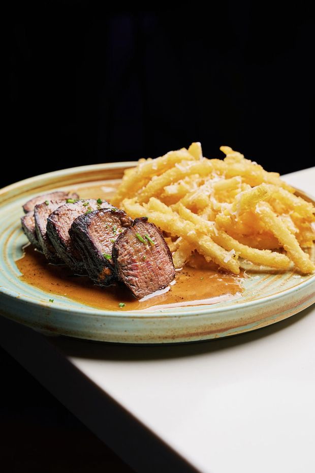 Steak Frites at Salvatore's Cucina & Lounge