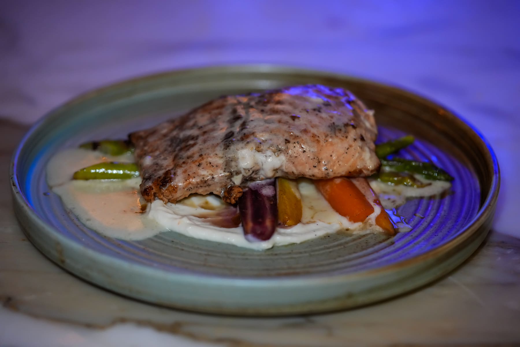 Pan Seared Salmon at Salvatore's Cucina & Lounge